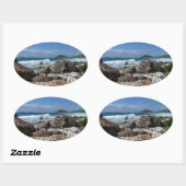 Sticker Ovale St. Thomas Rocky Beach (Feuille)