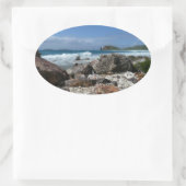 Sticker Ovale St. Thomas Rocky Beach (Sac)