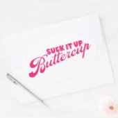 Sticker Ovale Stick It Up Buttcup rose (Enveloppe)