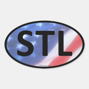 Sticker ovale STL