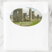 Sticker Ovale Stonehenge (Sac)