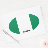 Sticker ovale style euro-nigérian (Enveloppe)