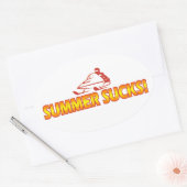Sticker Ovale Sucs d'été (Enveloppe)