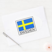 Sticker Ovale Suède (Enveloppe)