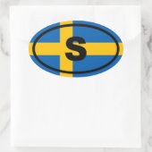 Sticker Ovale Suède S Europe (Sac)