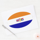 Sticker Ovale Suid-Afrika (Enveloppe)