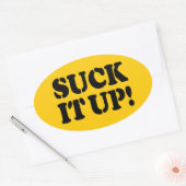 STICKER OVALE SUIS-LE ! (Enveloppe)