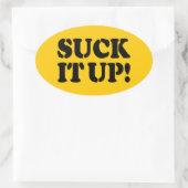 STICKER OVALE SUIS-LE ! (Sac)