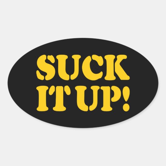 STICKER OVALE SUIS-LE ! (Devant)