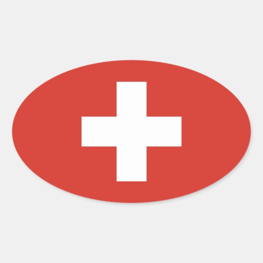Sticker Ovale Suisse (Devant)