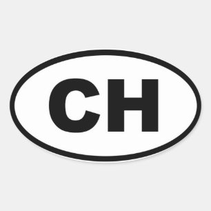 Sticker Ovale Suisse - CH - Europe