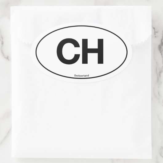 Sticker Ovale Suisse ovale (Sac)