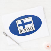 Sticker Ovale Suomi (Enveloppe)