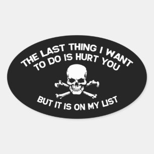Sticker Ovale Sur ma liste