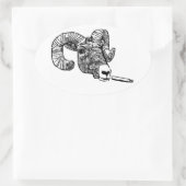 Sticker Ovale Surly Bighorn (Sac)