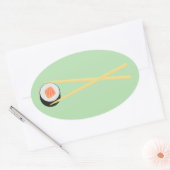 Sticker Ovale Sushi I parfait (Enveloppe)