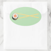 Sticker Ovale Sushi I parfait (Sac)