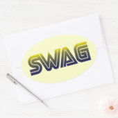 Sticker Ovale Swag (Enveloppe)