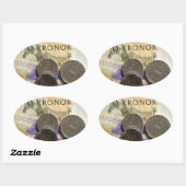 Sticker Ovale Swedish kroner (Feuille)