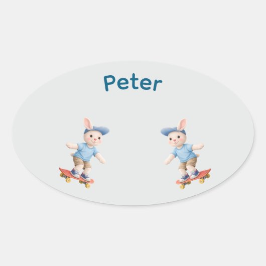 Sticker Ovale Sweet Collection (Devant)