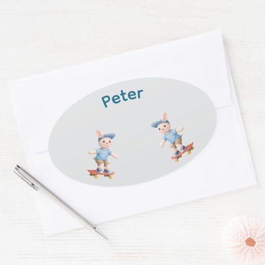 Sticker Ovale Sweet Collection (Enveloppe)