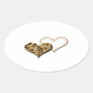 Sticker Ovale Sweet Cookie Love
