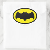 Sticker Ovale Symbole Batman (Sac)