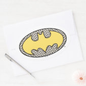 Sticker Ovale Symbole Batman | Logo d'affichage (Enveloppe)