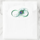 Sticker Ovale Symbole de l'Infinity (Sac)