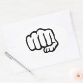 Sticker Ovale Symbole du premier (Enveloppe)