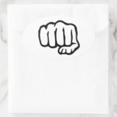 Sticker Ovale Symbole du premier (Sac)