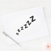 Sticker Ovale Szz de la Snore (Enveloppe)