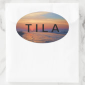 STICKER OVALE T I L A (Sac)