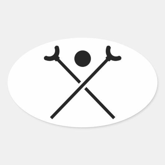 Sticker Ovale Tableau de bord (Devant)