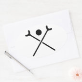 Sticker Ovale Tableau de bord (Enveloppe)