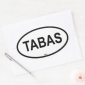 STICKER OVALE TABLES (Enveloppe)