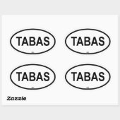STICKER OVALE TABLES (Feuille)