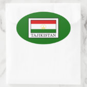Sticker Ovale Tadjikistan (Sac)