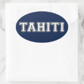 Sticker Ovale Tahiti (Sac)