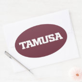 STICKER OVALE TAMUSA (Enveloppe)