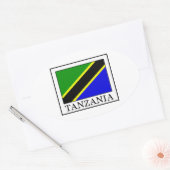 Sticker Ovale Tanzanie (Enveloppe)