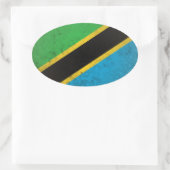 Sticker Ovale Tanzanie (Sac)