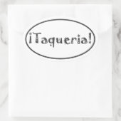 Sticker Ovale Taqueria (Sac)