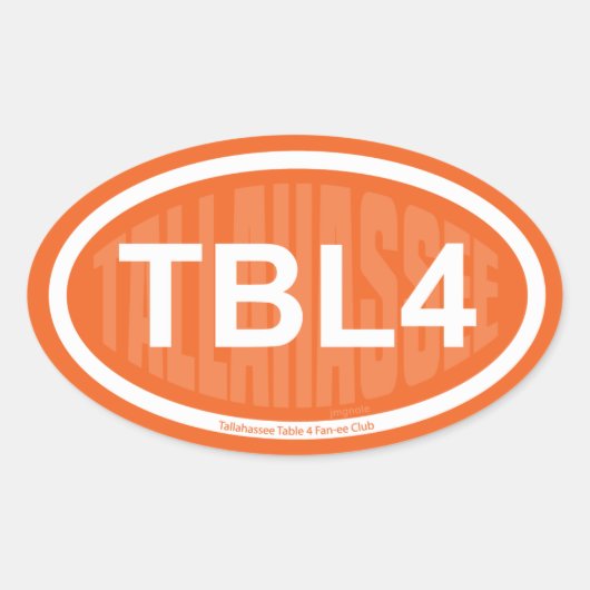 STICKER OVALE TBL4 (Devant)