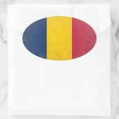 Sticker Ovale Tchad (Sac)