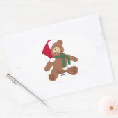 Sticker Ovale Teddy Bear (Enveloppe)