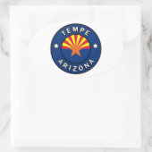 Sticker Ovale Tempe Arizona (Sac)