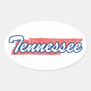 Sticker Ovale Tennessee