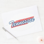 Sticker Ovale Tennessee (Enveloppe)