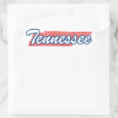 Sticker Ovale Tennessee (Sac)